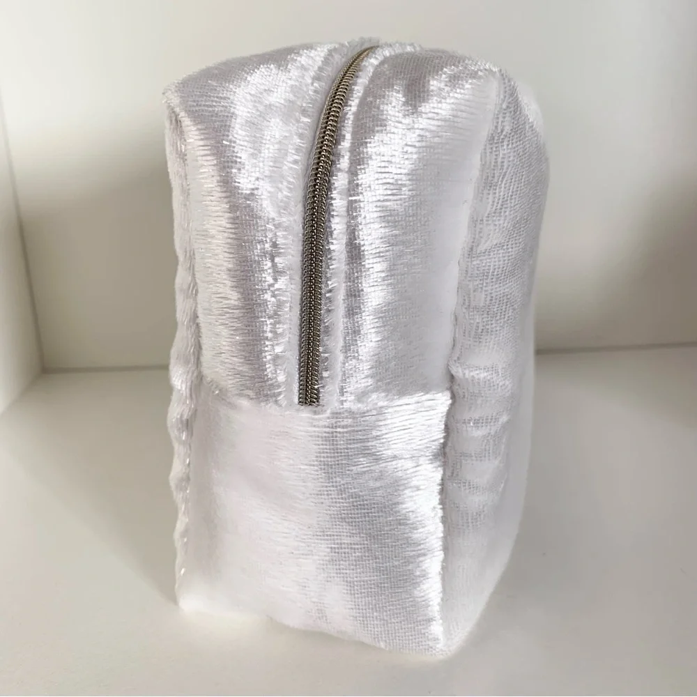 Dior furry zippy pouch